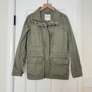 Madewell Passage Jacket Desert Olive Green - Utility Jacket XS